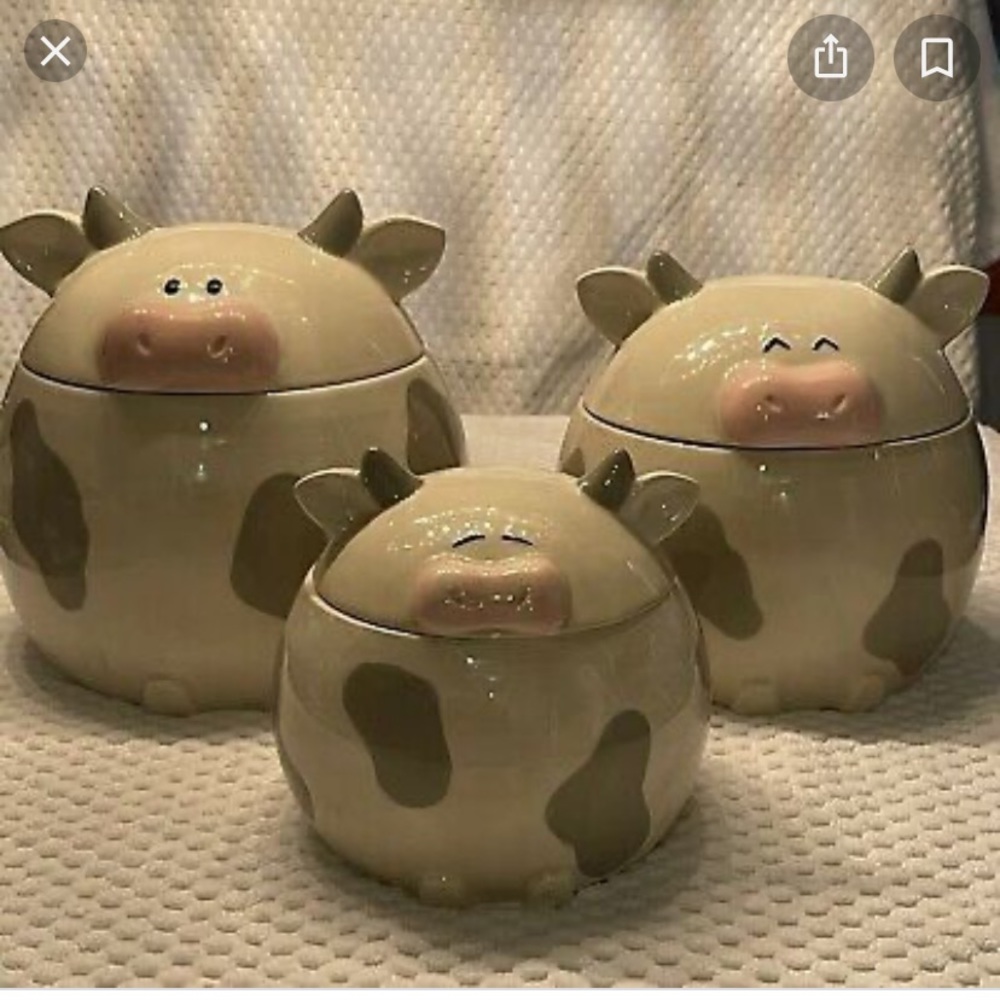 COPY - ISO Lil moo canister set